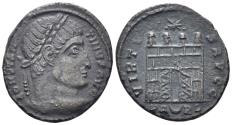 Ancient Coins - Constantine I 'the Great'. 307-337 AD. AE Follis (3.01g, 20mm). Arelate mint. Struck 325/6 AD. RIC 291