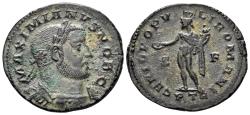 Ancient Coins - Galerius, as Caesar. 293-305 AD. AE Follis (8.64g, 28mm). Treveri mint. Struck circa 303-5 AD. RIC 602b