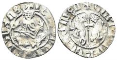 World Coins - Kingdom of Cilician Armenia. Levon I. 1199-1219. AR Tram (2.81g, 22mm). Sis mint. AC 286