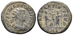 Ancient Coins - Carinus. 283-285 AD. AE Antoninianus (3.87g, 22mm). Cyzicus mint. Struck 284 AD. RIC 324