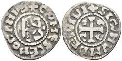 World Coins - France, Provincial. County of Maine. Herbert I or successor. 1015-1266. AR Denier (0.55g, 20mm). Le Mans mint. Poey d'Avant 1546