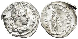 Ancient Coins - Elagabalus. 218-222 AD. AR Denarius (2.66g, 20mm). Rome mint. Struck 221/2 AD. RIC 146
