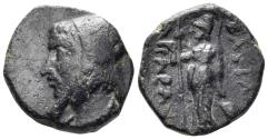 Ancient Coins - Cappadocian Kingdom. Ariarathes IV Eusebes. Circa 220-163 BC. AE 16mm (3.26g). Uncertain mint. Simonetta 4 (Ariarathes II?)