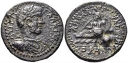 Ancient Coins - Pisidia, Apollonia-Mordiaeum. Gallienus. 253-268 AD. AE Hexassarion (23.00g, 37mm). SNG BN 1366