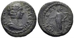 Ancient Coins - Bithynia, Nikaia. Julia Domna, Augusta. 193-217 AD. AE 15.5mm (2.42g). RG 380