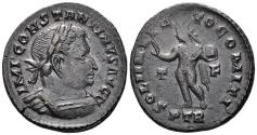Ancient Coins - Constantine I 'the Great'. 307-337 AD. AE Follis (4.23g, 22mm). Treveri mint. Struck 310-13 AD. RIC 870