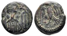 Ancient Coins - Elymais. Phraates. Early-mid 2nd Century AD. AE Drachm (3.47g, 13mm). Van’t Haaff Type 14.2
