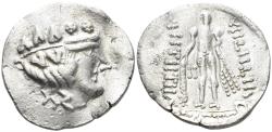 Ancient Coins - Celtic Eastern Europe. Imitations of Thasos. Circa 90-75 BC. AR Tetradrachm (14.46g, 33mm). Mint in the lower Danube region. OTA Class III