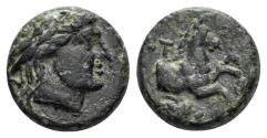 Ancient Coins - Mysia, Atarneus. 400-350 BC. AE 10mm (1.30 gm). von Fritze 345