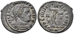 Ancient Coins - Licinius I. 308-324 AD. AE Follis (2.84g, 21mm). Rome mint. Struck 314/5 AD. RIC 30