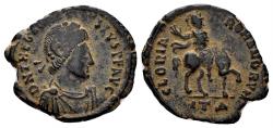 Ancient Coins - Theodosius I the Great. 379-395 AD. AE3 (1.66g, 17mm). Antioch mint. Struck 392-5 AD. RIC 69a