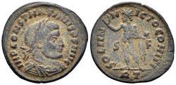 Ancient Coins - Constantine I 'the Great'. 307-337 AD. AE Follis (2.52g, 20mm). Rome mint. Struck 315 AD. RIC 33