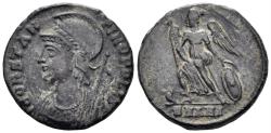 Ancient Coins - City Commemorative. 330-354 AD. AE Follis (2.75g, 17mm). Antioch mint. Struck 330-5 AD. RIC 92