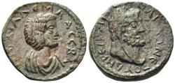 Ancient Coins - Kilikia, Eirenopolis-Neronias. Julia Domna. 193-217 AD. AE 21mm (6.43g). Dated CY 144 (195/6 AD). SNG Levante 1612