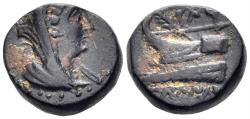 Ancient Coins - Phoenicia, Marathos. 217/6-185/4 BC. AE 14mm (4.35g). Dated CY 73 (187/6 BC). Duyrat 184-209