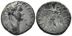 Ancient Coins - Lydia, Nakrasa. Domitian. 81-96 AD. AE 18mm (3.20g). RPC II 932