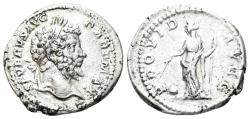 Ancient Coins - Septimius Severus. 193-211 AD. AR Denarius (2.97 gm, 20mm). Rome mint. Struck 200/1 AD. RIC 166