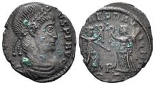 Ancient Coins - Constantius II. 337-361 AD. AE3 (1.63g. 14mm).  Arelate mint. Struck 347/8 AD. LRBC 447