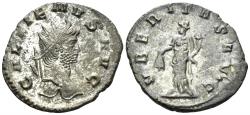 Ancient Coins - Gallienus. 253-268 AD. AE Silvered Antoninianus (2.81g, 21mm). Rome (?) mint. Struck 265 AD. RIC 287 var.