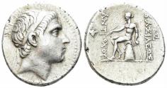 Ancient Coins - Seleukid Kingdom. Antiochos III ‘the Great’, 222-187 BC. AR Tetradrachm (17.15g, 27mm). 'Rose mint', perhaps Edessa. Struck circa 211-209/8 BC. SC 1121.2b