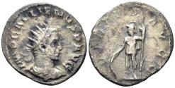 Ancient Coins - Gallienus. 253-268 AD. AR Antoninianus (3.25g, 21mm). Viminacium mint. Struck 254/5 AD. RIC 410