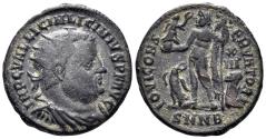 Ancient Coins - Licinius I. 308-324 AD. AE Follis (2.37g, 18mm). Nicomedia mint. Struck 321-4 AD. RIC 44