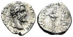 Ancient Coins - Septimius Severus. 193-211 AD. AR Denarius (2.66 gm, 18mm). Rome mint. Struck 193 AD. RIC 14
