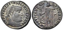Ancient Coins - Licinius I. 308-324 AD. AE Follis (3.33g, 23mm). Heraclea mint. Struck 313/4 AD. RIC 6