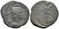 Ancient Coins - Macedon, Stobi. Julia Domna. Augusta. 193-217 AD. AE 'As' (4.21g, 22mm). cf. Josifovski 154; cf. Kuzmanovic 271
