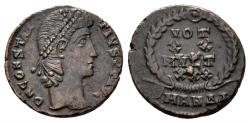Ancient Coins - Constantius II. 337-361 AD. AE Nummus (1.63g, 14.5mm). Antioch mint. Struck 347/8 AD. RIC 113