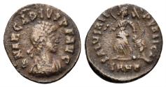 Ancient Coins - Arcadius. 383-408 AD. AE4 (1.00g, 13mm). Heraclea mint. Struck 388-92 AD. RIC 26c