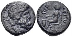 Ancient Coins - Seleucis and Pieria. Antioch. Time of Nero. 54-68 AD. AE 18mm (4.56g). Dated CY 115 (66/7 AD). RPC I 4305