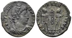Ancient Coins - Constantius II. 337-361 AD. AE Follis (153g, 16mm). Treveri mint. Struck 337-41 AD. LRBC 130