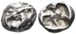 Ancient Coins - Mysia, Parion. 5th century BC. AR Drachm (3.99g, 14mm). SNG BN 1351-2