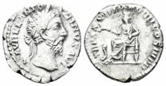 Ancient Coins - Marcus Aurelius. 161-180 AD. AR Denarius (3.12g, 19mm). Rome mint. Struck 177/8 AD. RIC 385