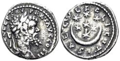 Ancient Coins - Septimius Severus. 193-211 AD. AR Denarius (2.89g, 18mm). Emesa mint. Struck 194/5 AD. RIC 417