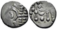 Ancient Coins - Celtic Britain, Durotriges. Uninscribed. Circa 65 BC-45 AD. BI Stater (3.51g, 18mm). Cranborn Chase type (Durotrigan E). Van Arsdell 1235-1