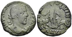 Ancient Coins - Moesia Superior, Viminacium. Trajan Decius. 249-251 AD. AE Sestertius (11.31g, 26mm). Dated CY 11 (249/50 AD). RPC IX 2