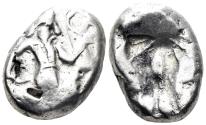 Ancient Coins - Achaemenid Kings. Circa 375-340 BC. AR Siglos (5.12g, 17mm). BMC Arabia pl. XXVII, 19