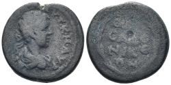 Ancient Coins - Macedon, Thessalonica. Caracalla, as Caesar. 196-198 AD. AE 19mm (6.53g). cf. Varbanov III, 4382