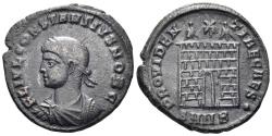 Ancient Coins - Constantius II, as Caesar. 324-337 AD. AE Follis (3.02g, 20mm). Nicomedia mint. Struck 328/9 AD. RIC 97
