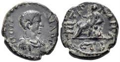Ancient Coins - Cappadocia, Caesarea. Diadumenian, Caesar. 217-218 AD. AE 17.5mm (5.00g). Cf. RPC V.3 - (unassigned; ID 71171)