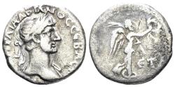Ancient Coins - Cappadocia, Caesarea. Hadrian. 117-138 AD. AR Hemidrachm (1.65g, 13mm). Dated RY 4 (120/1 AD). RPC III 3072