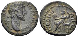 Ancient Coins - Pisidia, Pednelissos. Antoninius Pius. 138-161 AD. AE 20mm (4.35g). RPC IV.3 7701