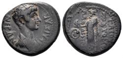 Ancient Coins - Phrygia, Laodikeia. Nero. 54-68 AD. AE 21mm (5.64 gm). Gaios Postomos, Magistrate. Struck circa 55 AD. RPC 2917