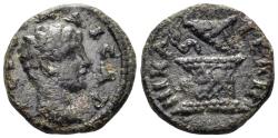 Ancient Coins - Bithynia. Nikaia. Geta, as Caesar. 198-209 AD. AE 14mm (1.83g). RG 510 var