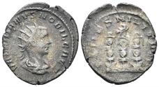 Ancient Coins - Valerian II, Caesar. 256-258 AD. AR Antoninianus (3.44 gm, 22.5mm). Samosata mint. Struck 256 AD. RIC 46