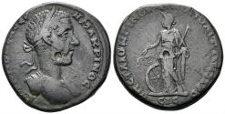 Ancient Coins - Moesia Inferior, Nicopolis ad Istrum. Macrinus. 217-218 AD. AE 26mm (12.02g). Statius Longinus, legatus consularis. Varbanov 3459