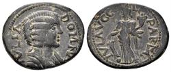 Ancient Coins - Pisidia, Parlais. Julia Domna, Augusta. 193-217 AD. AE 23.5mm (5.61 gm). SNG BN 1680