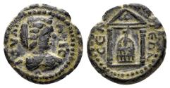 Ancient Coins - Pisidia, Selge. Julia domna. 193-217 AD. AE 13mm (2.15g). SNG BN 2043